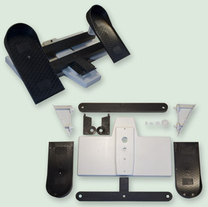 Teile des Simped-vario/pro gefertigt für die Firma Hofmann Spezialelektronik Simulationstechnik